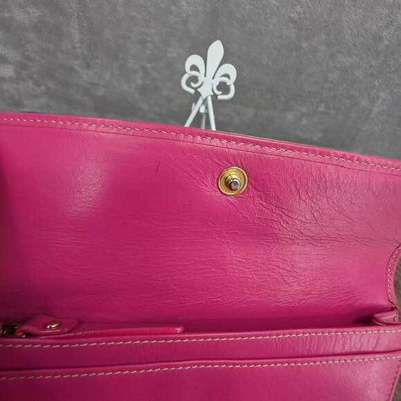 Kate Spade Jane Street Maria Large Wallet Trifold Checkbook Metallic Gold Pink - Picture 5 of 12